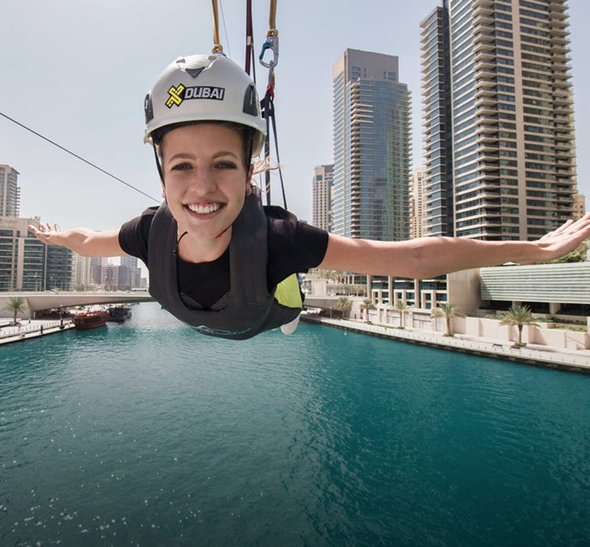 XLine Dubai Zipline – Fly Across Dubai Marina